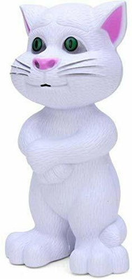 Delhi Retailer Funny CAT Voice Repeater Toy(White)