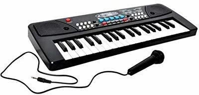 Gesto 37 Keys Piano Keyboard Toy with Microphone, USB Power Cable & Sound Recording Function Analog Portable Keyboard (37 Keys)(Multicolor)