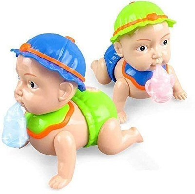 Mahi Zone Crawling Baby toy with 3D Light and Music, Battery operated_M249(Multicolor)