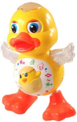 Just97 Dancing Duck with Music Flashing Lights and Real Dancing Action_224(Yellow)