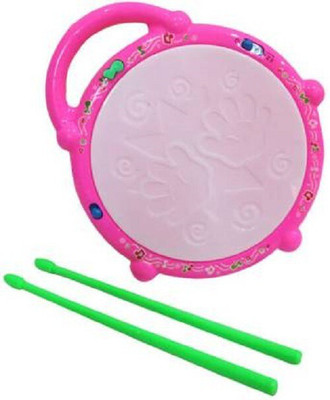 Just97 Musical Flash drum With 3D Lights and Music toy For Kids_44(Multicolor)
