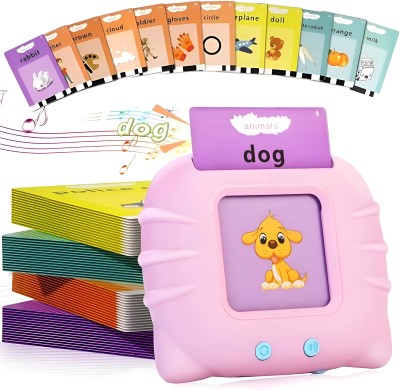 Urfi Talking Baby Double-Sided Flash Cards 112 – Educational Learning Toys for Kids(Multicolor)