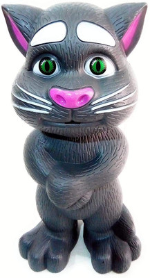 GOSHOPPE ENTERPRISES Interactive Talking Tom Cat Toy for Toddlers, Repeating and Singing(Multicolor)