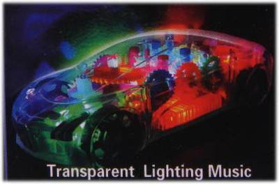 Just97 Musical Concept Car 3D Lights Transparent Car_151(Multicolor)