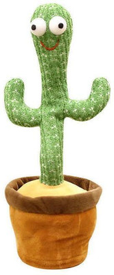 KAVANA Dancing Cactus Toy, Talking Repeat Singing(Green)