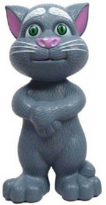 Freshh Club Professional Intelligent Touch Musical Recording Grey Talking Tom Cat(Grey)