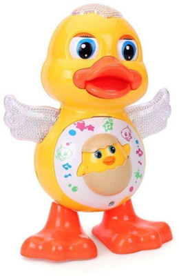 SNM97 Dancing Duck with Music Flashing Lights and Real Dancing Action_360(Yellow)