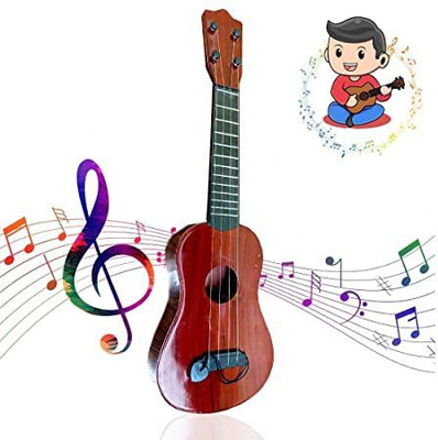 Kmc kidoz 4-String Acoustic Music Learning Educational Toy Guitar Instruments for Beginner(Multicolor)