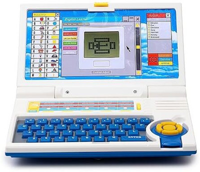 Pepstter Educational Laptop Computer Educational Toy with Mouse | for Kids Above 3 Years(Multicolor)