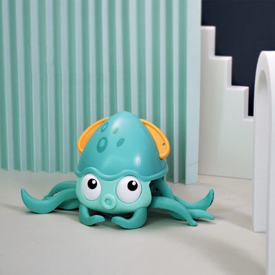 CountryLink Crawling Octopus, Music & Light Automatically Avoid Obstacle, Tummy Time Toy(Multicolor)