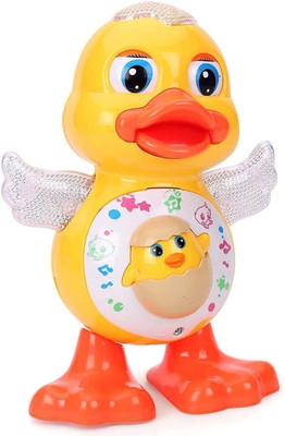 Kandle Dancing Duck with Music Flashing Lights and Real Dancing Action Toy.(Multicolor)
