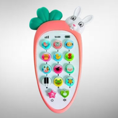 VISHWAS ENTERPRISE Rabbit Phone Kids Phone Small Phone Toy Musical Toys for (pc 1) _TL17(Multicolor)