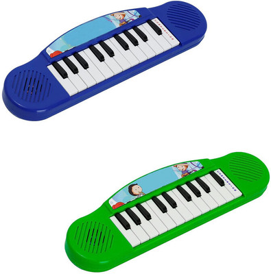 HappyBive Multi-Function Portable 22 Keyboard Piano Musical Toys for Kids (Pack Of 2) 018(Multicolor)