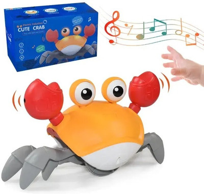 NIYAMAT Walking Moving Obstacle Avoidance Sensing Runaway Escape Crawling Crab(Multicolor)