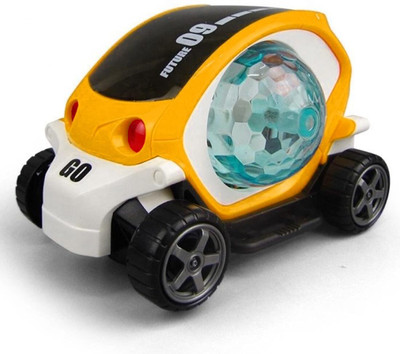 NKL 4D Stunt Car Disco Lights, Bump & Go Toy with 360 Degree Rotating_VR154(Multicolor)