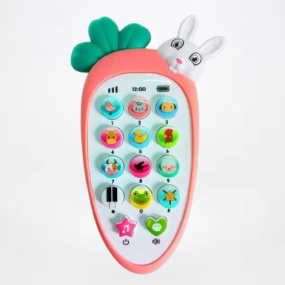 VISHWAS ENTERPRISE Rabbit Phone Kids Phone Small Phone Toy Musical Toys for (pc 1) _TL69(Multicolor)