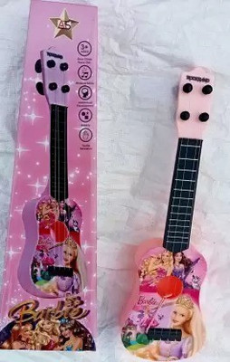 Anushka Toys 4-String Acoustic Guitar Learning (Print May Very)(Multicolor)