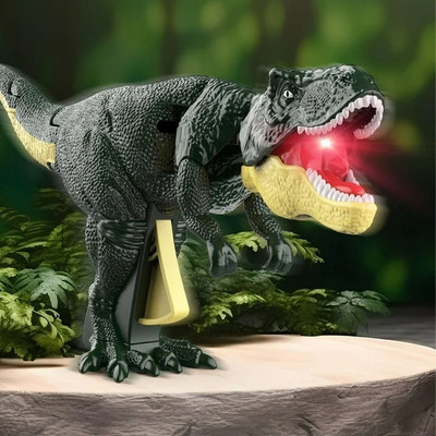 jmv Dinosaur Head Toy Gun Moving Head, Opening Mouth, Light, Realistic Sound(Multicolor)