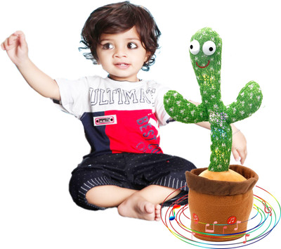 Dark to Bright Dancing Cactus Repeat, Repeat+Recording+Dance+Sing(Green)