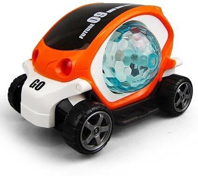 Madhavan Enterprise 360 Degree Rotating Stunt Car With Beautiful 4D Lights & Dynamic Music(Multicolor)
