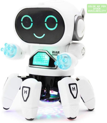 Meesaj Toy Dancing Robot Pioneer - All-Direction Movement, Lights & Music Fun(Multicolor)
