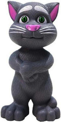 TOYHUNT Talking Tom Intelligent Touch Musical Recording Toy(Grey)