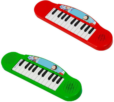 HappyBive Multi-Function Portable 22 Keyboard Piano Musical Toys for Kids (Pack Of 2) 017(Multicolor)
