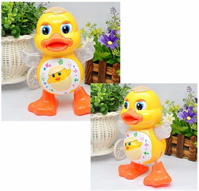SNM97 Dancing Duck with Music Flashing Lights and Real Dancing Action_201(Yellow)