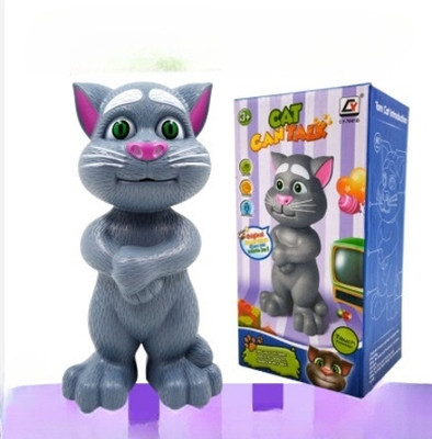 HornFlow Talking Tom Cat Smart Electronic (IND*85921)Pet Talking Toy Cat(Black)