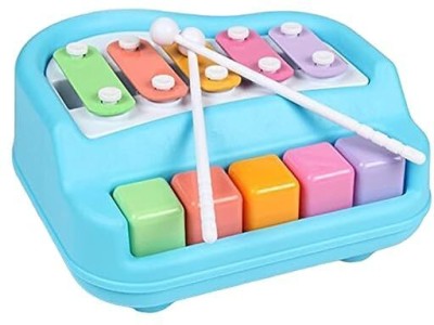 Kovea Musical Xylophone and Mini Piano, Non Toxic Plastic, Non-Battery(Multicolor)