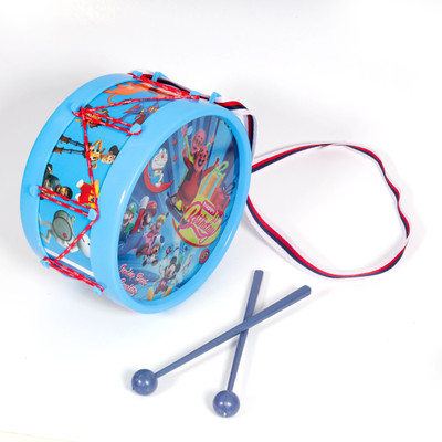 khushi enterprise Musical Drum 08 sized Hight 9.3 cm and Width 17.4 cm Weight 243(Blue)