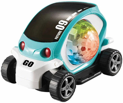 Mahi Zone Future 09 Musical Stunt CarRotate360° with Flashing & Music_141M(Multicolor)