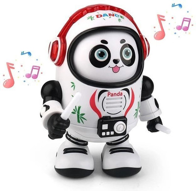 SNM97 Cute Space Dancing Panda With Music and 3D LED Light toy_72(Multicolor)