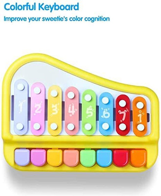 R Singh Enterprises Musical Toy with Colorful Keys and Bars for Toddlers(Multicolor)