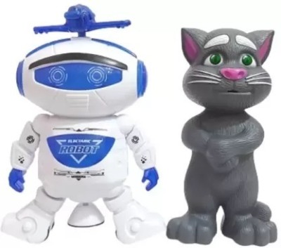 Adhira Toys HDA Robert & Talking TOm(Multicolor)