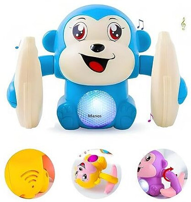 OSSIFY Toy with Voice Control Musical Light and Sound Effects with Sensor(Blue)