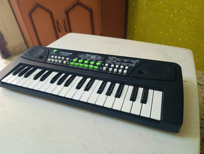 BIGFUN The 37 Key Piano Keyboard Toy with Recording, Mic and USB Cable for Power-17(Black)