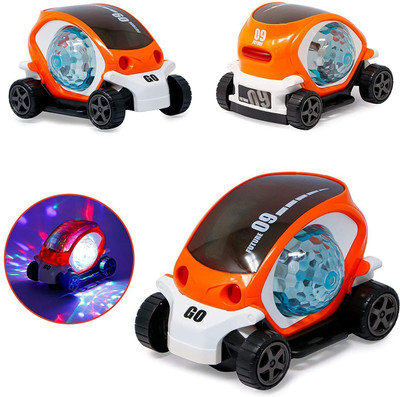 Decon Future Musical Stunt Car Rotate 360° with Flashing Light & Music(Multicolor)