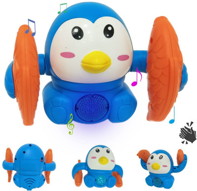 Wembley Dancing Crawling Musical Toys Light with 360° Spinning & Rolling Toys for Kids(Multicolor)