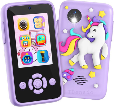 MY BABY LOVE A PERFECT CARE Kids Smart Phone Ages 3-10 Toddler Touchscreen Mobile with Dual Camera(Purple)