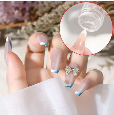 lintip Silicone Soft Nail Stamper Scraper Polish Image Paint Stamp(TRANSPARENT)