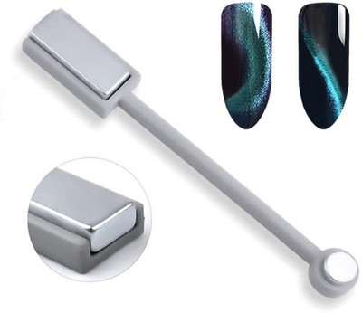 Sminakh SMAINAKH-PF1-Double-Head-Powerful-Cat-Eye-Magnet-Stick-3D-Magic-Cat-Eye-Gel-Magnet,Nail-Art(METAL)