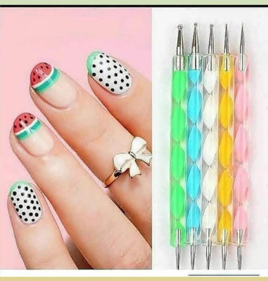 D-Top Dotting Tool Set for Embossing Pattern Clay Sculpting, Nail Art. (multi)(MULTICOLOR)