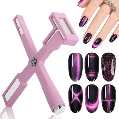 ZehrVibe 5-in-1 Nail Magnet for Cat Eye Gel Polish(Black)