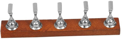 NPAH Acrylic Nail Art Practice Holder | Magnetic Stand for DIY False Nail Display(Brown Nail)