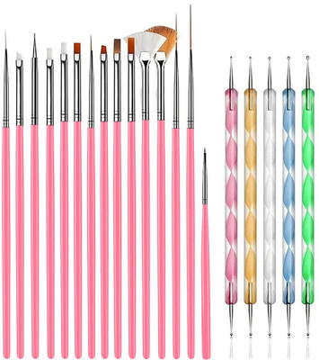 JOTKAPARKASH 5Pcs 2 Way Dotting Tools(white)