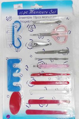 Trendy HIGH QUALITY PROFESSIONAL PACK OF 15 PCS MANUCURE TOOLS(RANDOM)