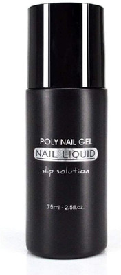 BLACK PEAK Poly Gel Slip Solution 75ML-Professional PolyGel Slip Solution For Extender Gel(Builder Gel, UV/LED Nail Tips, Liquid Solution)