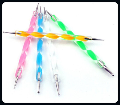 Mallade A-U5 pcs Dotting Tool For Nail Art(Multi)