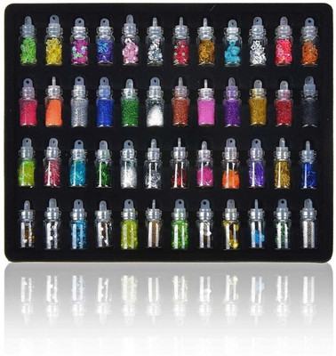 kHUDAt Unleash Your Inner Nail Goddess: 48 Pcs 3D Nail Art Kit for Creative Expression(Multicolor)